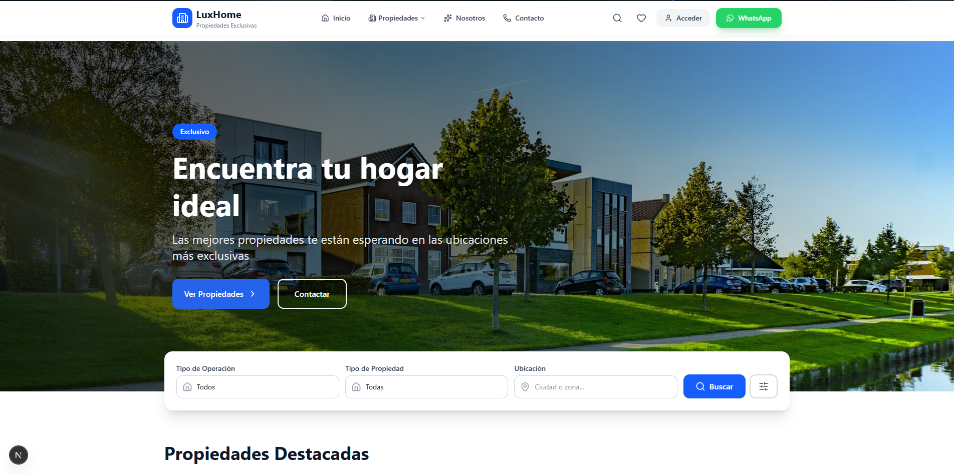 Web Inmobiliaria