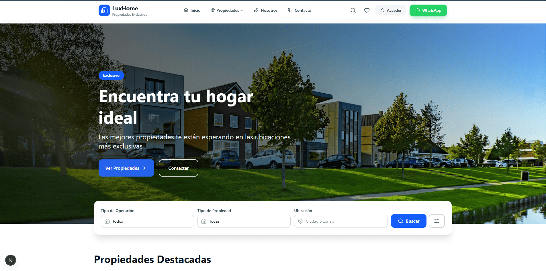 Web Inmobiliaria demo