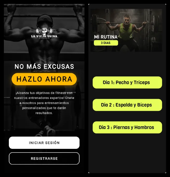 App Gimnasio FitTrack