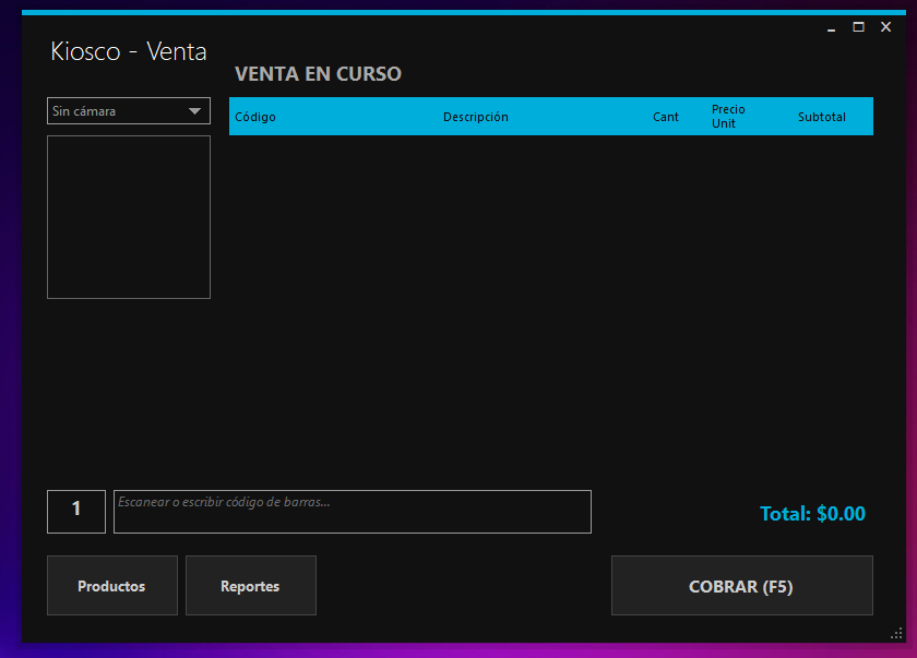 Software para Kiosco